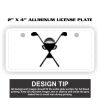 2" X 4" Aluminum License Plate  Thumbnail