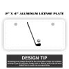 2" X 4" Aluminum License Plate  Thumbnail