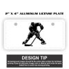 2" X 4" Aluminum License Plate  Thumbnail