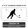 2" X 4" Aluminum License Plate  Thumbnail