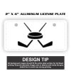 2" X 4" Aluminum License Plate  Thumbnail