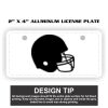 2" X 4" Aluminum License Plate  Thumbnail