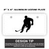 2" X 4" Aluminum License Plate  Thumbnail
