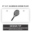 2" X 4" Aluminum License Plate  Thumbnail