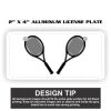 2" X 4" Aluminum License Plate  Thumbnail