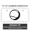 2" X 4" Aluminum License Plate  Thumbnail