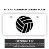 2" X 4" Aluminum License Plate  Thumbnail