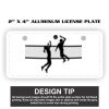 2" X 4" Aluminum License Plate  Thumbnail