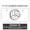 2" X 4" Aluminum License Plate  Thumbnail