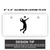 2" X 4" Aluminum License Plate  Thumbnail