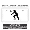 2" X 4" Aluminum License Plate  Thumbnail
