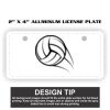 2" X 4" Aluminum License Plate  Thumbnail