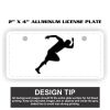 2" X 4" Aluminum License Plate  Thumbnail