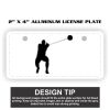 2" X 4" Aluminum License Plate  Thumbnail
