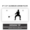 2" X 4" Aluminum License Plate  Thumbnail