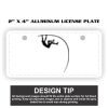 2" X 4" Aluminum License Plate  Thumbnail