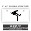 2" X 4" Aluminum License Plate  Thumbnail