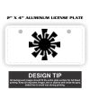 2" X 4" Aluminum License Plate  Thumbnail