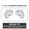 2" X 4" Aluminum License Plate  Thumbnail