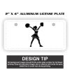 2" X 4" Aluminum License Plate  Thumbnail