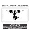 2" X 4" Aluminum License Plate  Thumbnail