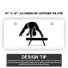 2" X 4" Aluminum License Plate  Thumbnail