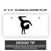2" X 4" Aluminum License Plate  Thumbnail