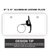 2" X 4" Aluminum License Plate  Thumbnail