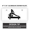2" X 4" Aluminum License Plate  Thumbnail