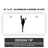 2" X 4" Aluminum License Plate  Thumbnail