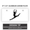 2" X 4" Aluminum License Plate  Thumbnail