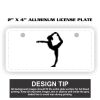 2" X 4" Aluminum License Plate  Thumbnail