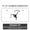 2" X 4" Aluminum License Plate  Thumbnail