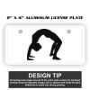2" X 4" Aluminum License Plate  Thumbnail
