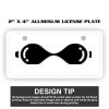 2" X 4" Aluminum License Plate  Thumbnail