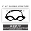 2" X 4" Aluminum License Plate  Thumbnail