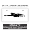 2" X 4" Aluminum License Plate  Thumbnail