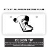 2" X 4" Aluminum License Plate  Thumbnail