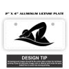 2" X 4" Aluminum License Plate  Thumbnail