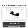 2" X 4" Aluminum License Plate  Thumbnail