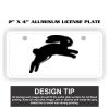 2" X 4" Aluminum License Plate  Thumbnail