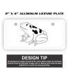 2" X 4" Aluminum License Plate  Thumbnail