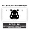 2" X 4" Aluminum License Plate  Thumbnail