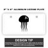 2" X 4" Aluminum License Plate  Thumbnail