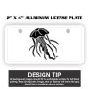 2" X 4" Aluminum License Plate  Thumbnail