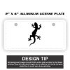 2" X 4" Aluminum License Plate  Thumbnail
