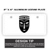 2" X 4" Aluminum License Plate  Thumbnail