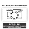 2" X 4" Aluminum License Plate  Thumbnail