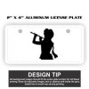 2" X 4" Aluminum License Plate  Thumbnail