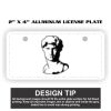 2" X 4" Aluminum License Plate  Thumbnail